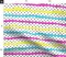 Neon Party Stripes Polka Dots Festive Celebration Birthday 90S 80S Blue Yellow Pink Custom Printed Fabric by Spoonflower Various Fabrics by the Yard or Fat Quarter